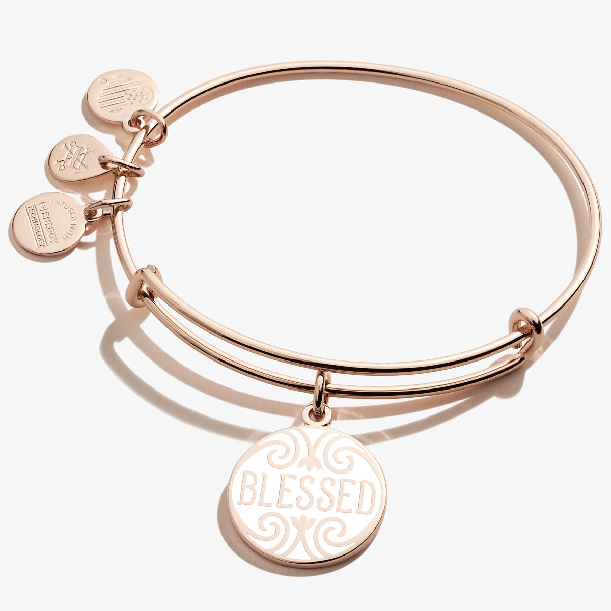 'Blessed' Charm Bangle