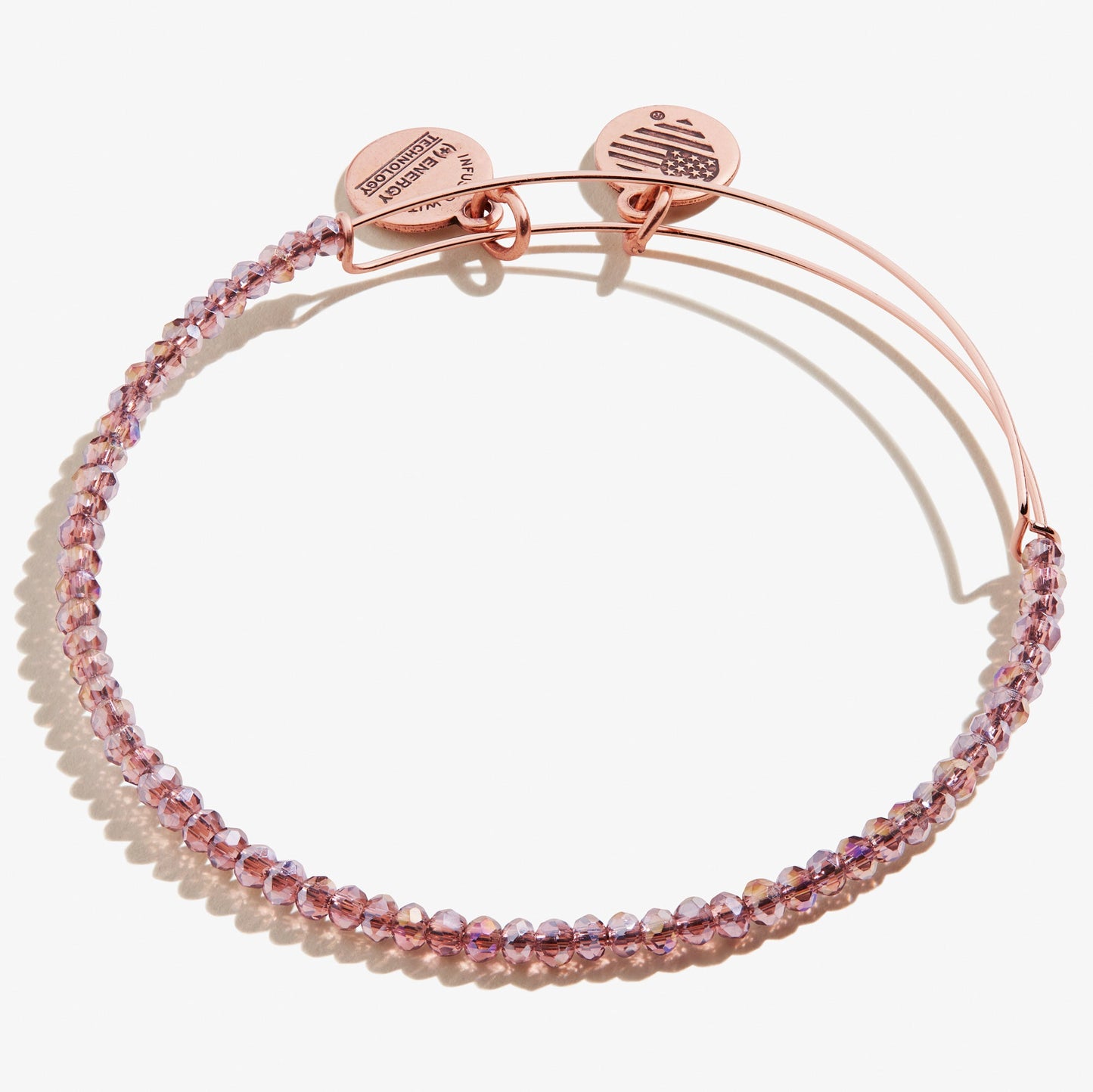 Lilac Stardust Beaded Bangle