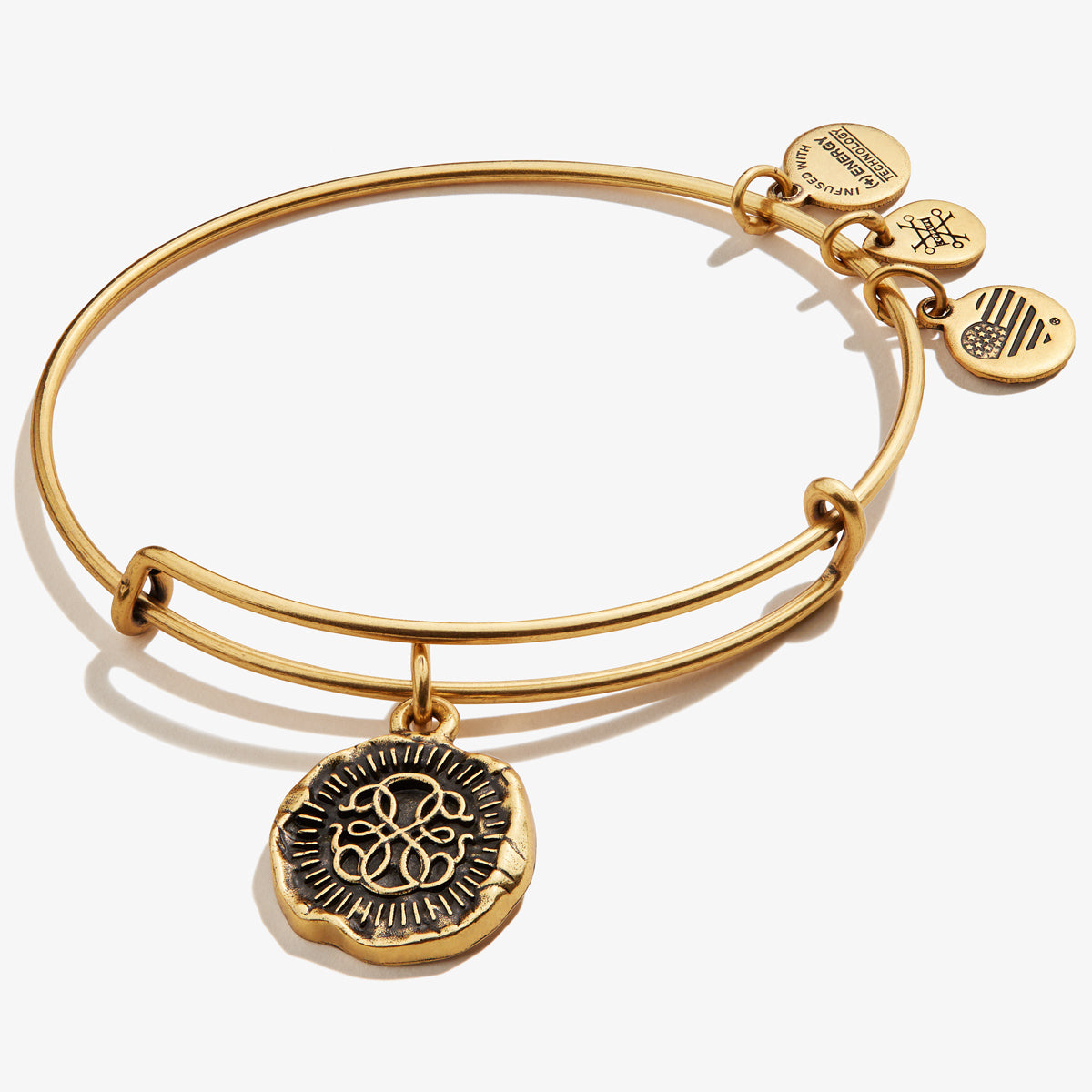 Path of Life® Molten Coin Charm Bangle