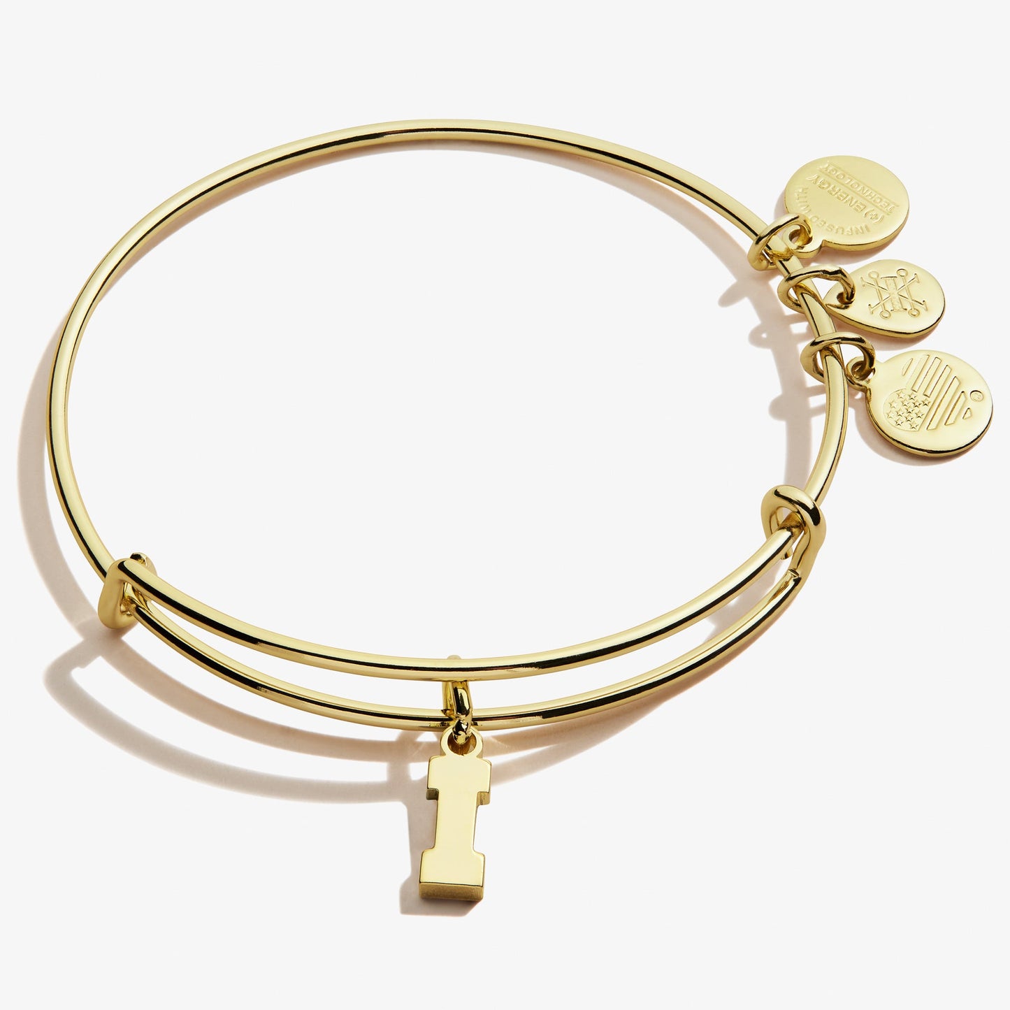 Initial I Charm Bangle