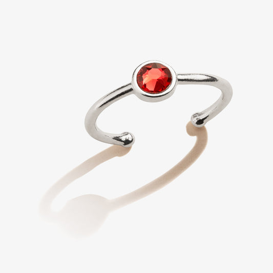 Scarlet Birthstone Ring, January