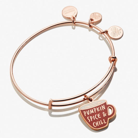 Pumpkin Spice & Chill Charm Bangle, Color