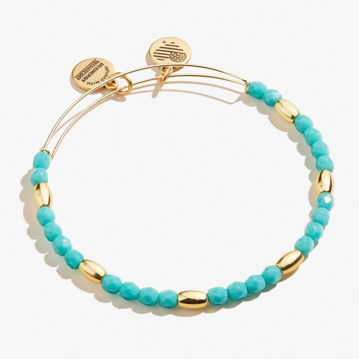 Mint Green Balance Beaded Bangle