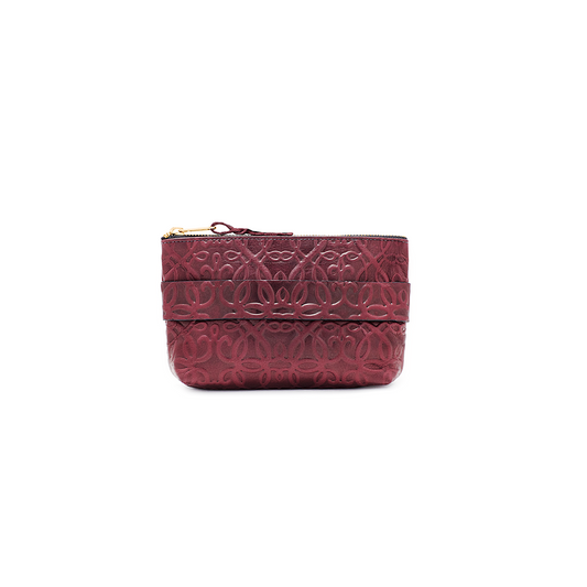 Strap Pouch, Burgundy