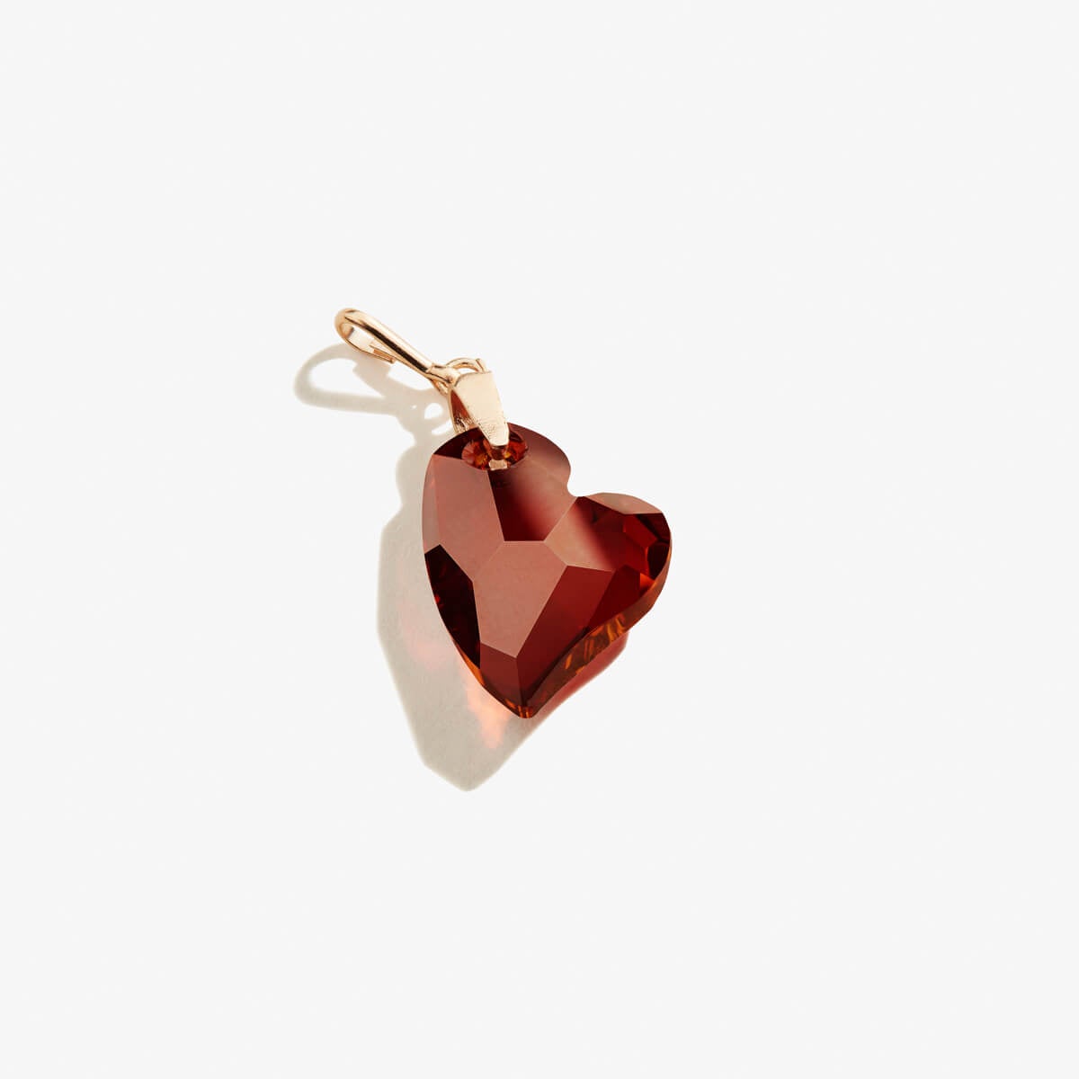 Red Crystal Heart Charm