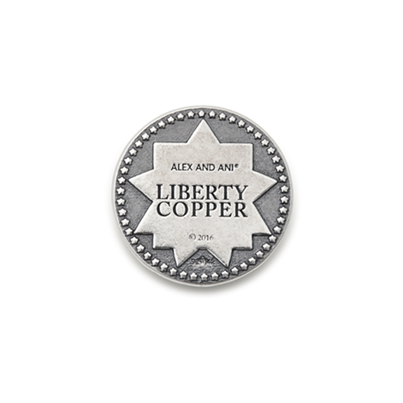 Liberty Copperâ„?Medallion, 14kt Gold Center