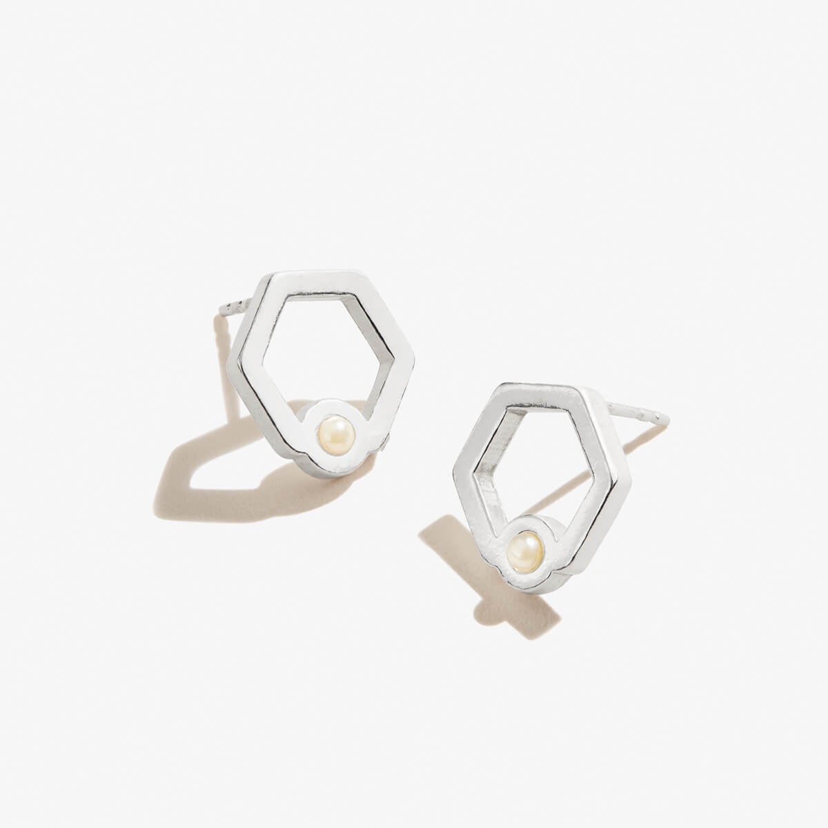 Honeycomb Stud Earrings